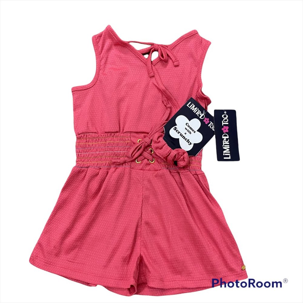 Limited Too Girls Toodler Diamond texture fashion romper and Hair Accessory M(5)